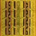 Square Oriental Yellow Industrial Rug, urb1200yw