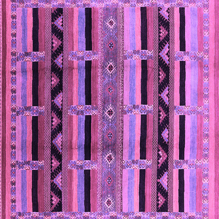 Square Machine Washable Oriental Purple Industrial Area Rugs, wshurb1200pur