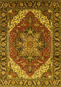 Persian Yellow Traditional Rug, urb1201yw