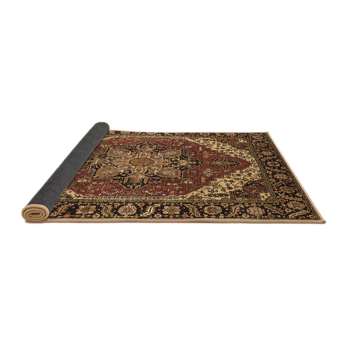 Sideview of Persian Brown Traditional Rug, urb1201brn