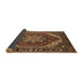 Sideview of Persian Brown Traditional Rug, urb1201brn