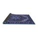 Sideview of Persian Blue Traditional Rug, urb1201blu