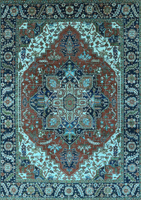 Persian Light Blue Traditional Rug, urb1201lblu