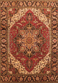 Persian Orange Traditional Rug, urb1201org