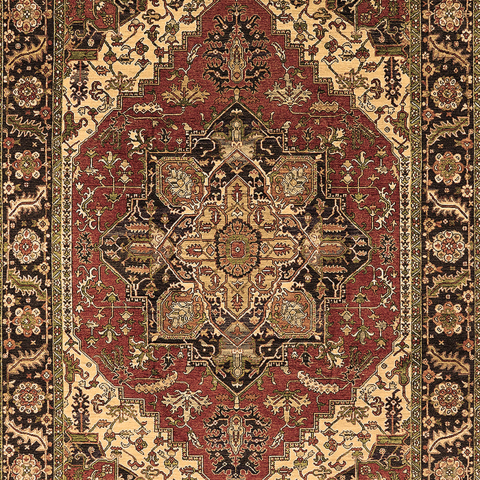 Persian Brown Traditional Rug, urb1201brn