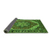 Sideview of Persian Green Traditional Rug, urb1201grn