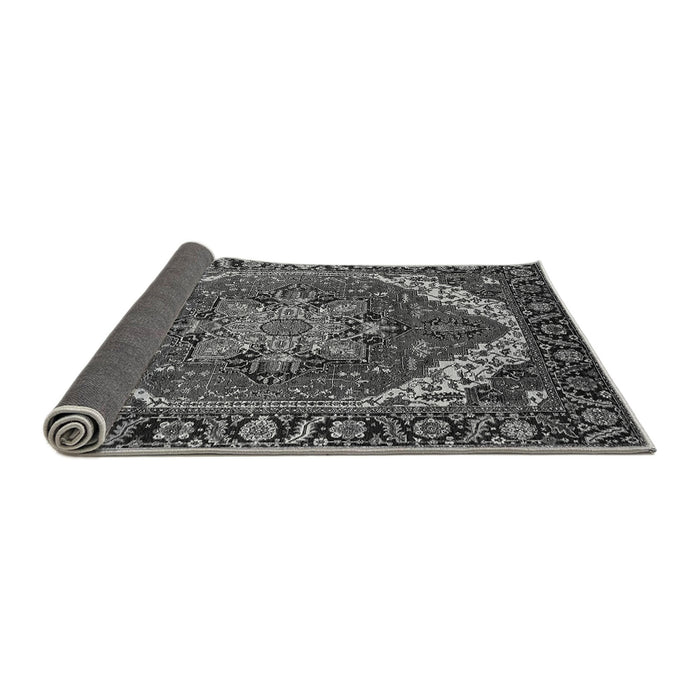Sideview of Persian Gray Traditional Rug, urb1201gry