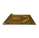 Sideview of Persian Yellow Traditional Rug, urb1201yw