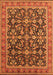 Oriental Orange Industrial Rug, urb1202org