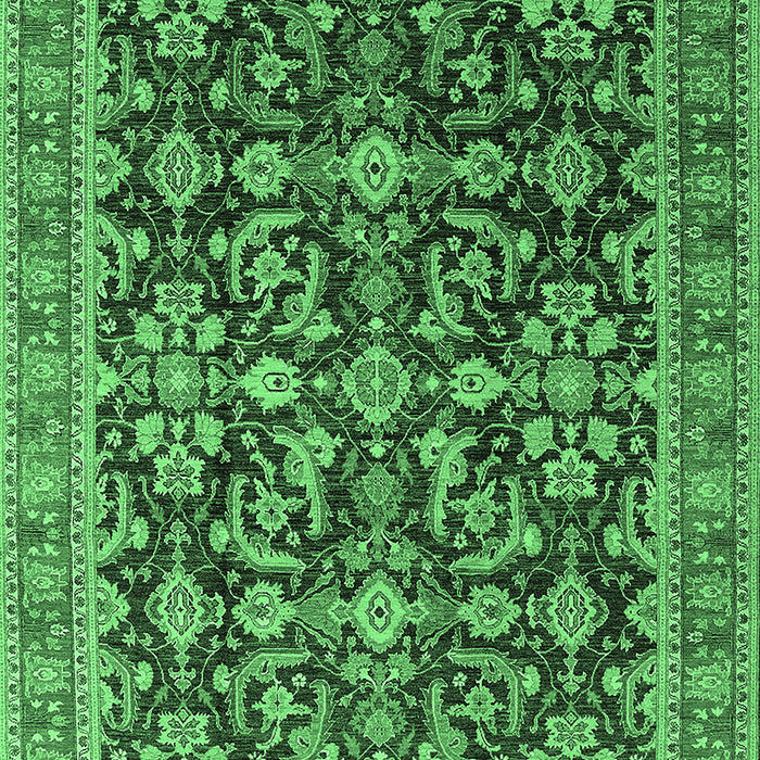 Oriental Emerald Green Industrial Rug, urb1202emgrn