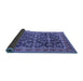 Sideview of Oriental Blue Industrial Rug, urb1202blu