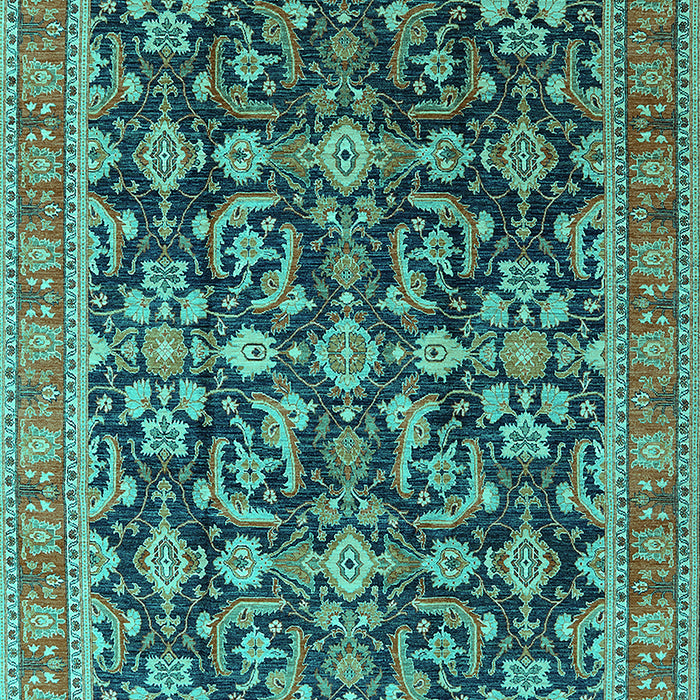 Oriental Turquoise Industrial Rug, urb1202turq