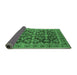 Sideview of Oriental Emerald Green Industrial Rug, urb1202emgrn