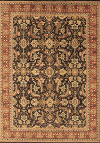 Oriental Brown Industrial Rug, urb1202brn