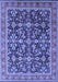 Oriental Blue Industrial Rug, urb1202blu