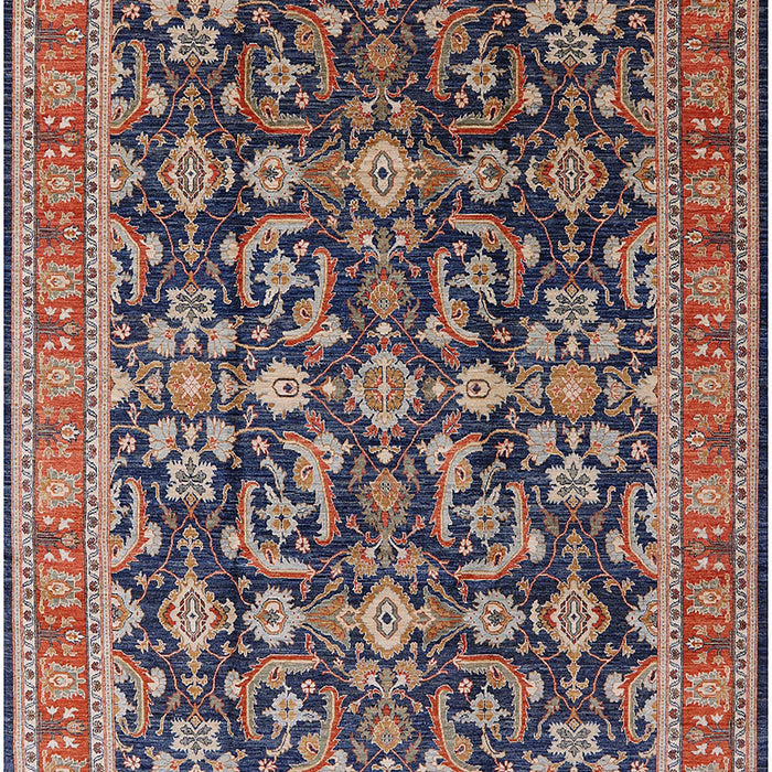 Mid-Century Modern Maroon Purple Oriental Rug, urb1202