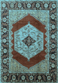 Persian Light Blue Traditional Rug, urb1203lblu