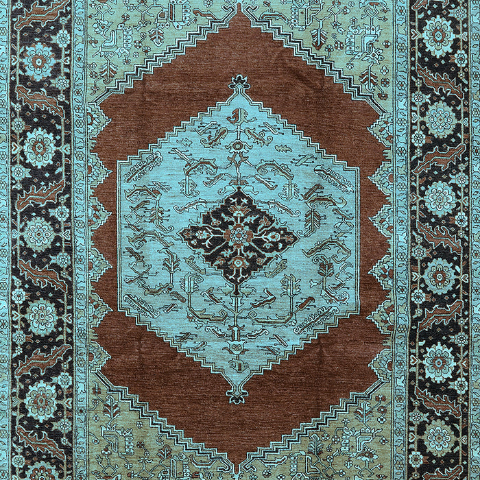 Persian Light Blue Traditional Rug, urb1203lblu