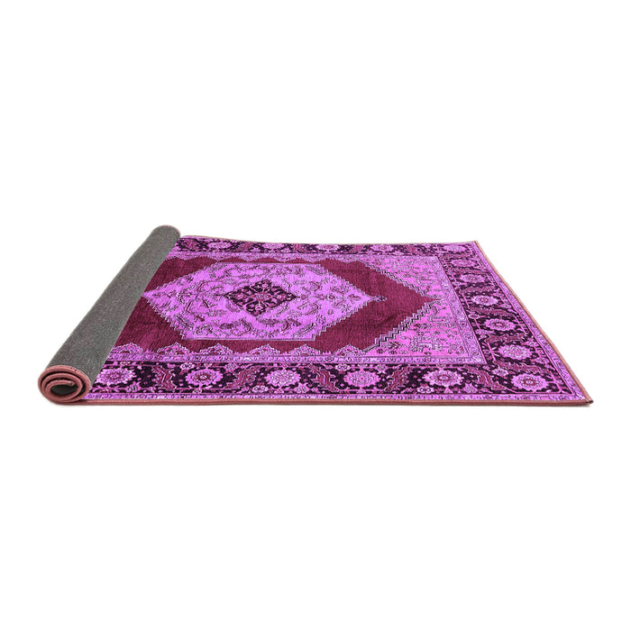 Sideview of Persian Purple Traditional Rug, urb1203pur