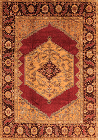 Persian Orange Traditional Rug, urb1203org