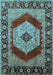 Machine Washable Persian Light Blue Traditional Rug, wshurb1203lblu