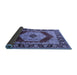 Sideview of Persian Blue Traditional Rug, urb1203blu