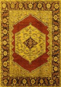 Persian Yellow Traditional Rug, urb1203yw