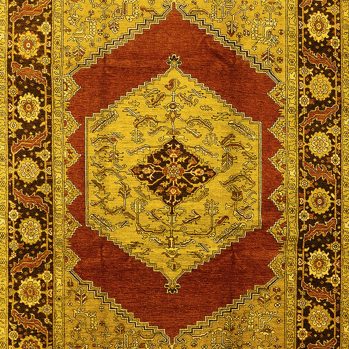 Persian Yellow Traditional Rug, urb1203yw