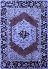 Persian Blue Traditional Rug, urb1203blu