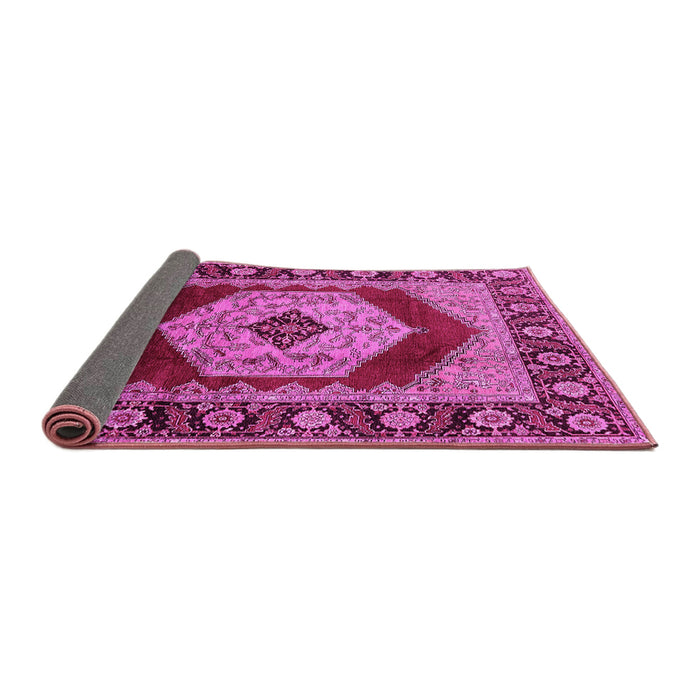 Sideview of Persian Pink Traditional Rug, urb1203pnk