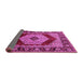 Sideview of Persian Pink Traditional Rug, urb1203pnk