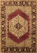 Machine Washable Persian Brown Traditional Rug, wshurb1203brn