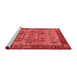 Industrial Red Washable Rugs