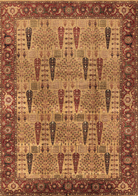 Oriental Brown Industrial Rug, urb1204brn