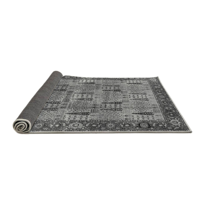 Sideview of Oriental Gray Industrial Rug, urb1204gry