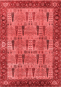 Oriental Red Industrial Rug, urb1204red