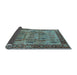 Sideview of Oriental Light Blue Industrial Rug, urb1204lblu