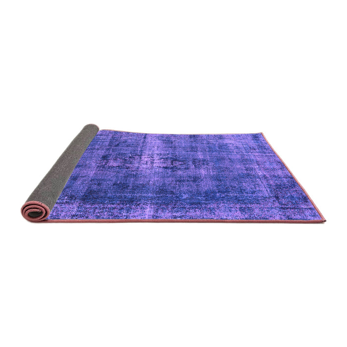 Sideview of Oriental Purple Industrial Rug, urb1205pur