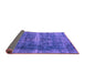 Sideview of Oriental Purple Industrial Rug, urb1205pur