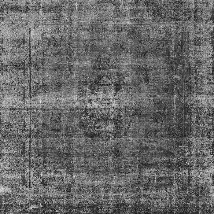 Square Oriental Gray Industrial Rug, urb1205gry