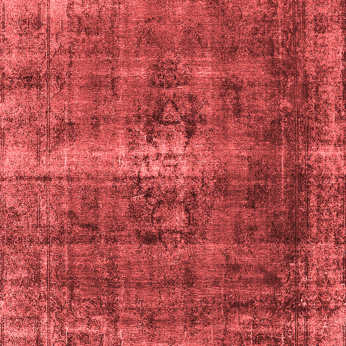 Machine Washable Oriental Red Industrial Rug, wshurb1205red