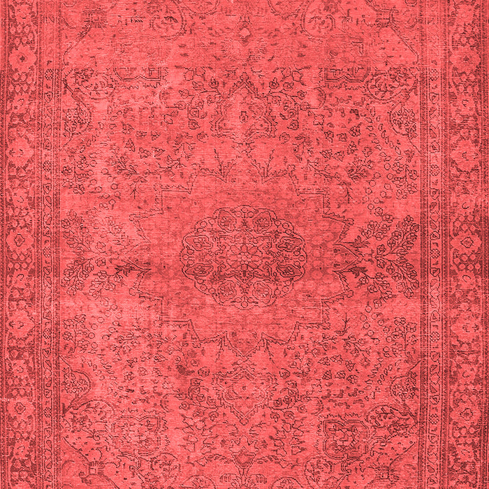 Machine Washable Oriental Red Industrial Rug, wshurb1206red