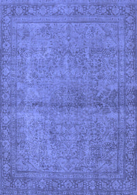 Oriental Blue Industrial Rug, urb1206blu