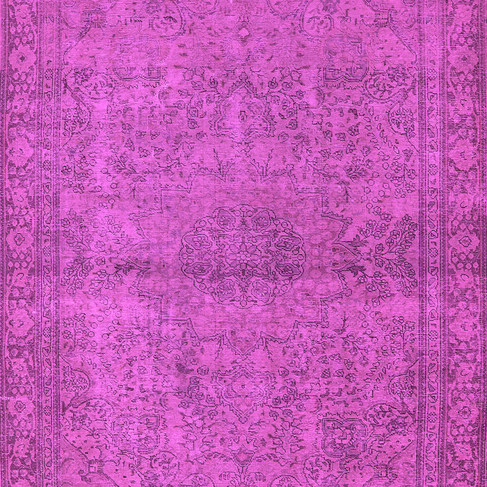 Machine Washable Oriental Pink Industrial Rug, wshurb1206pnk