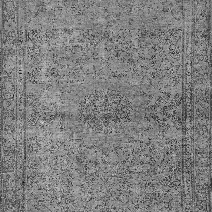 Machine Washable Oriental Gray Industrial Rug, wshurb1206gry