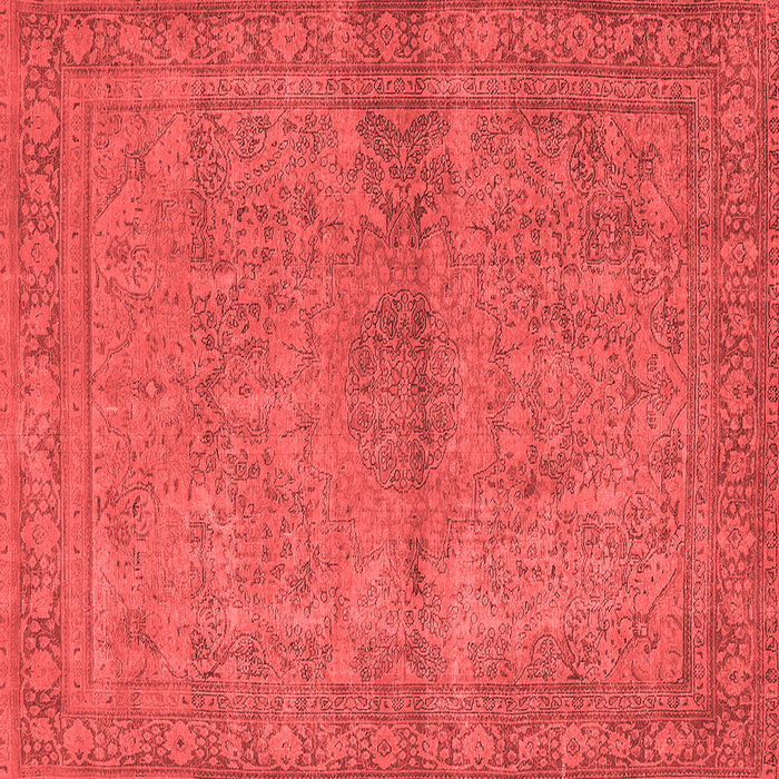 Machine Washable Oriental Red Industrial Rug, wshurb1206red