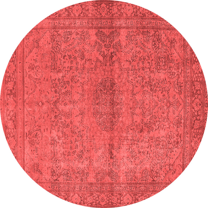 Machine Washable Oriental Red Industrial Rug, wshurb1206red