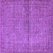 Square Oriental Purple Industrial Rug, urb1206pur