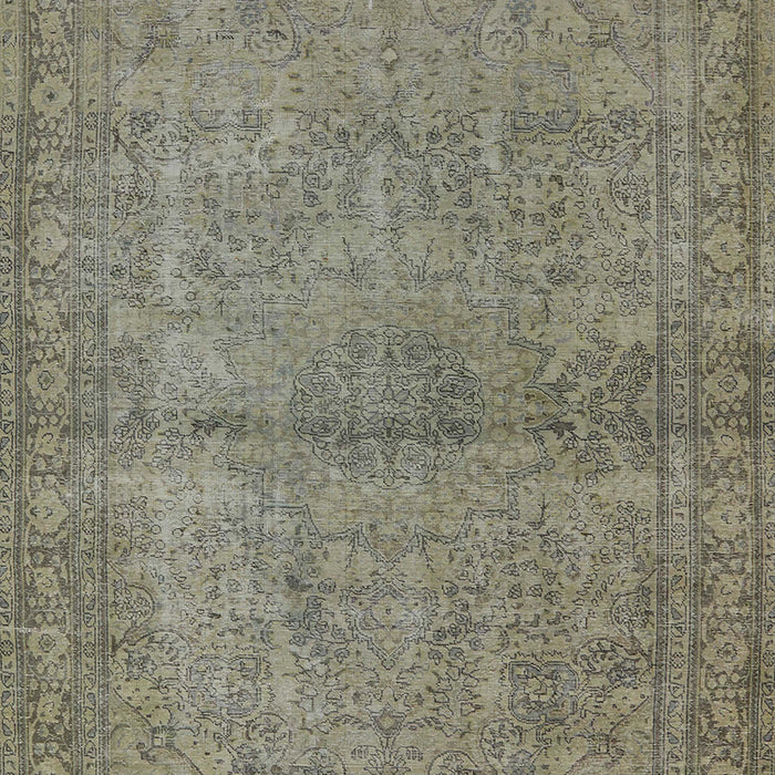 Mid-Century Modern Brown Oriental Rug, urb1206