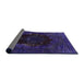 Sideview of Mid-Century Modern Purple Persian Rug, urb1207